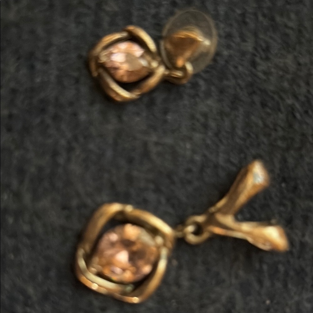 Silver and Pink Sculptural Brooches